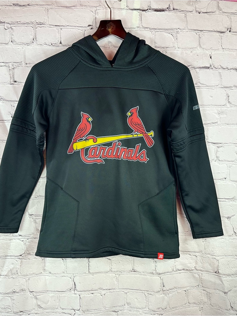 marucci st. louis Cardinals Hoodie Pullover Sweatshirt unisex youth M baseball